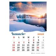 Calendar Crestin de perete 2025, format A4