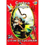 Cartea junglei - Citim si coloram