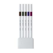 Set 5 culori vintage Fineliner, Emott (F419)