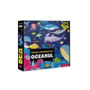 Joc educativ Puzzle Fosforescent Mimorello. Oceanul