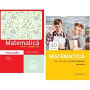 Pachet Matematica. Ghid complet si memorator Evaluarea Nationala clasa a 8-a - Daniela Stoica, Felicia Sandulescu