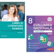 Pachet Evaluarea Nationala 2025 Clasa a 8-a. Matematica si Ghid complet pentru Limba si literatura romana - Gabriel Popa, Marinela Pantazi