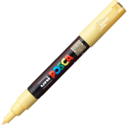 Marker UNI 1M 0. 7 mm, galben pai, Posca (M1452)