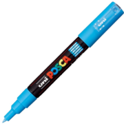 Marker UNI PC-1M 0. 7 mm, albastru deschis, Posca (M260)