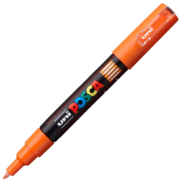 Marker UNI PC-1M 0. 7 mm, portocaliu inchis, Posca (M1500)