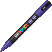 Marker UNI PC-5M 1. 8-2. 5 mm, albastru de Prusia, Posca (M1408)