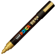 Marker UNI PC-5M 1. 8-2. 5 mm, auriu, Posca