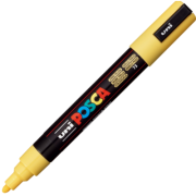 Marker UNI PC-5M 1. 8-2. 5 mm, galben pai, Posca (M636)