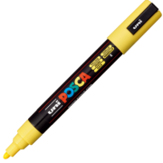 Marker UNI PC-5M 1. 8-2. 5 mm, galben, Posca (M176)