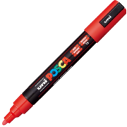 Marker UNI PC-5M 1. 8-2. 5 mm, rosu, Posca