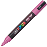 Marker UNI PC-5M 1. 8-2. 5 mm, roz zmeura, Posca (M1411)