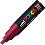 Marker UNI PC-8K 8. 0 mm, varf tesit, grena, Posca