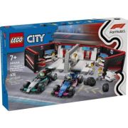 LEGO City. Garaj F1 si masini Mercedes-AMG si Alpine 60444, 678 piese