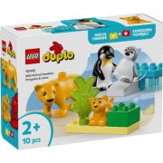 LEGO Duplo. Familii de animale salbatice: Pinguini si lei 10442, 10 piese