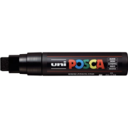 Marker UNI PC-17K 15. 0 mm, varf tesit, negru, Posca