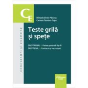 Teste grila si spete. Drept penal - partea generala (1 si 2). Drept civil - contracte si succesiuni - Mihaela Elvira Patraus, Carmen Teodora Popa