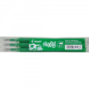 Rezerva roller Pilot Frixion BLS-FR7-B-S3, plastic, 0. 7mm Fine, verde, set 3 buc