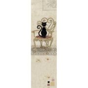 Semn de carte Chat Noir Sur Chaise, Kiub