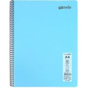 Caiet cu spira Mynote, format A4, 60 file offset 60 g/mp, liniatura matematica, coperta PP pastel, mix de 8 culori