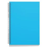 Caiet A4 cu spira, 60 file matematica, 60g/mp, PP 280 microni