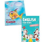 Pachet Caiet tip 1 Pestisor A5, 32 file, Casa Tipografica si English for kids Caiet de lucru pentru clasa 1, Editie color - Cristina Mircea