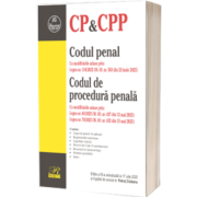 Codul penal. Codul de procedura penala. Editia a 35-a, actualizata la 25 iulie 2025 - Petrut Ciobanu