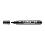 Marker Edding 103 permanent, varf rotund 1. 5-3mm, negru