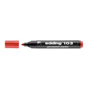 Marker Edding 103 permanent, varf rotund 1. 5-3mm, rosu