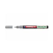 Marker cu vopsea pe baza de apa Edding Ecoline 51, corp din plastic reciclat, varf rotund, 1-2 mm, argintiu