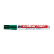 Marker permanent Edding 3000, varf 1. 5-3 mm, verde