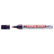 Marker permanent Edding UV 8280, varf rotund, 1. 5-3 mm, alb