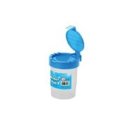 Pahar pictura Keyroad, cu capac, cu suport pensule, albastru, KR971860 (P3401)