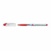 Pix cu gel Schneider Slider M, corp transparent, varf 0. 4 mm, rosu