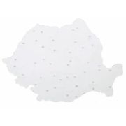 Sablon harta Romaniei Flaro, 185 x 255 mm