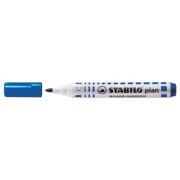 Marker pentru tabla Stabilo Plan 64, varf rotund, 2. 5-3. 5mm, albastru