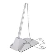 Pix cu suport autoadeziv, cu lantisor metalic, ALCO - argintiu