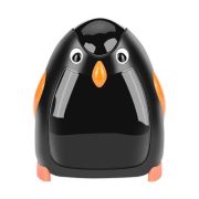 Ascutitoare electrica Eagle EG-5008, alimentare 4 baterii AA neincluse, 1 orificiu, 8mm, model pinguin, plastic, negru