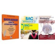 Pachet Bacalaureat 2026. Limba si literatura romana, Matematica si Biologia pe intelesul tuturor clasele 11-12 - Mariana Badea, Radu Gologan, Maria Ioana Cazan