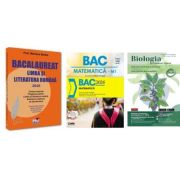 Pachet Bacalaureat 2026. Limba si literatura romana, Matematica si Biologia pe intelesul tuturor clasele 9-10 - Mariana Badea, Radu Gologan, Maria Ioana Cazan