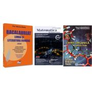 Pachet Bacalaureat 2026. Limba si literatura romana, Matematica pe intelesul tuturor 2026. M-mate-info, M-stiintele naturii si Chimie organica pentru liceu. Sinteze. Probleme. Teste - Mariana Badea, Teohar Mihadas, Elena Alexandrescu