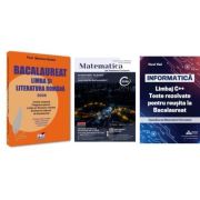 Pachet Bacalaureat 2026. Limba si literatura romana, Matematica pe intelesul tuturor 2026. M-mate-info, M-stiintele naturii si INFORMATICA. Limbaj C++. Teste rezolvate Mate-Info - Mariana Badea, Teohar Mihadas, Viorel Vlad