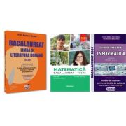 Pachet Bacalaureat 2026. Limba si literatura romana, Matematica M2 Profil Stiinte ale naturii si Informatica. Ghid de pregatire clasele 11-12 intensiv Pascal C/C++ - Mariana Badea, Claudia Temneanu, Susana Galatean