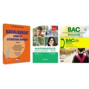 Pachet Bacalaureat 2026. Limba si literatura romana, Matematica M2 Profil Stiinte ale naturii si Biologie. Notiuni teoretice si teste pentru clasele 9-10 - Mariana Badea, Claudia Temneanu, Silvia Olteanu