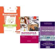 Pachet Bacalaureat 2026. Limba si literatura romana, Matematica M1. Teste si Informatica. Ghid de pregatire clasele 11-12 intensiv Pascal C/C++ - Mihaela Dobos, Rodica Manolescu, Susana Galatean