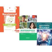Pachet Bacalaureat 2026. Limba si literatura romana, Matematica M2 Profil Stiinte ale naturii. Teste si Fizica - Mihaela Dobos, Claudia Temneanu, Eugen Stefan Lakatos