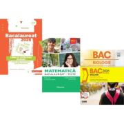 Pachet Bacalaureat 2026. Limba si literatura romana, Matematica M2 Profil Stiinte ale naturii. Teste si Biologie. Notiuni teoretice si teste pentru clasele 11-12 - Mihaela Dobos, Claudia Temneanu, Silvia Olteanu