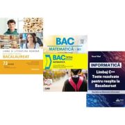 Pachet Bacalaureat 2026. Limba si literatura romana 72 teste complete, Matematica si INFORMATICA. Limbaj C++. Teste rezolvate Mate-Info - Mimi Gramnea, Radu Gologan, Viorel Vlad
