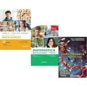 Pachet Bacalaureat 2026. Limba si literatura romana 72 teste complete, Teste Matematica M2 Profil Stiinte ale naturii si Chimie organica pentru liceu. Sinteze. Probleme. Teste - Mimi Gramnea, Claudia Temneanu, Elena Alexandrescu