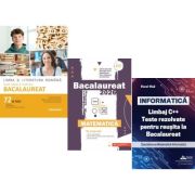 Pachet Bacalaureat 2026. Limba si literatura romana. 72 teste complete, Matematica M_Mate-Info si INFORMATICA. Limbaj C++. Teste rezolvate Mate-Info - Mimi Gramnea, Gheorghe Iurea, Viorel Vlad