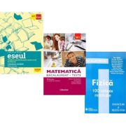 Pachet Bacalaureat 2026. Eseul. Literatura Romana. Pregatire individuala pentru proba scrisa, Matematica M1. Teste si Fizica 100 variante rezolvate - Liliana Paicu, Rodica Manolescu, Doru Badiu